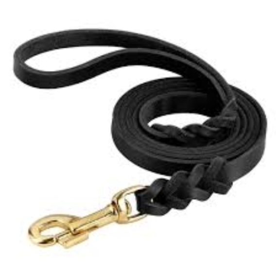 Large Leather Collar and Leash Set - Image 2